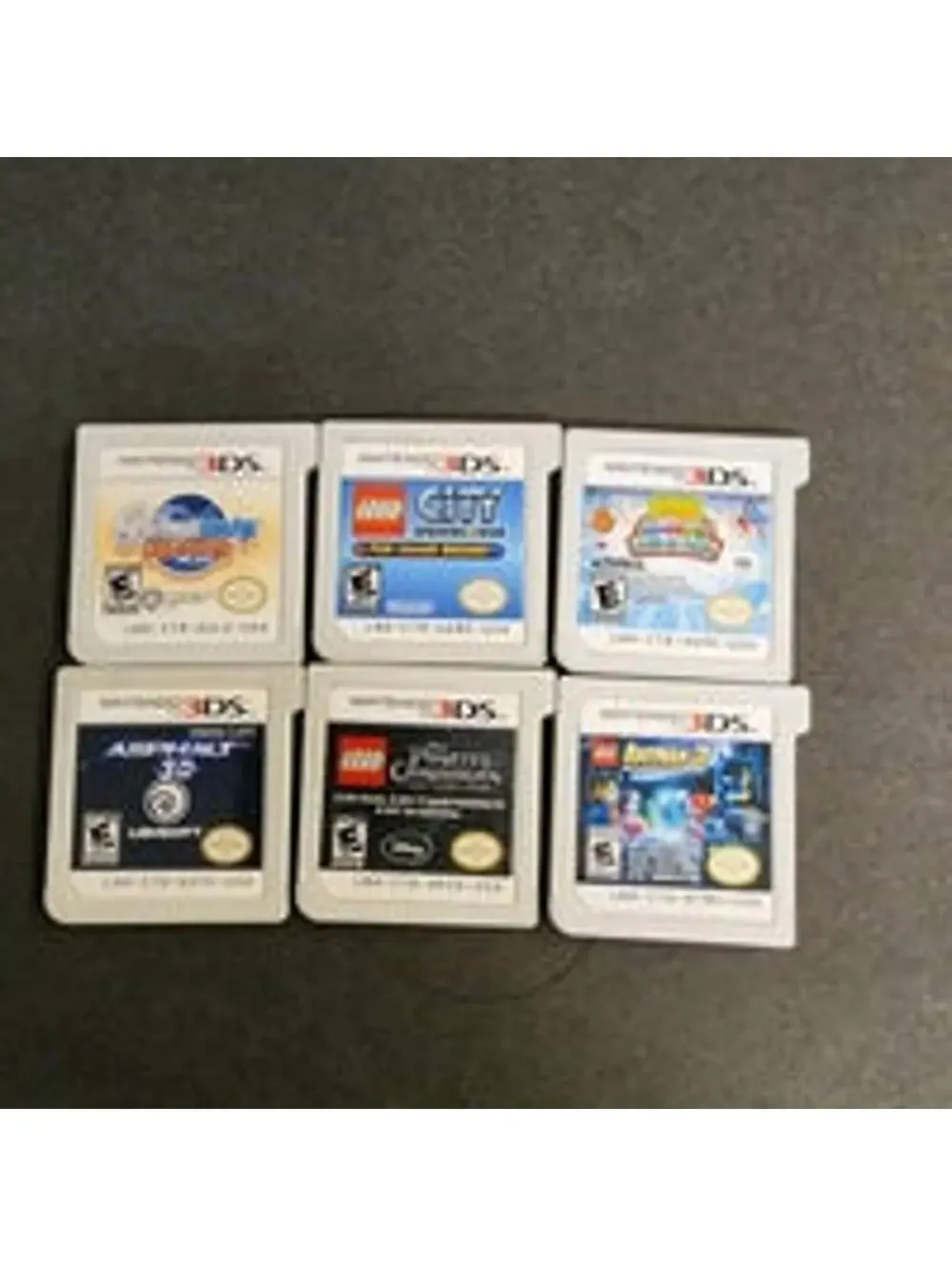 Nintendo 3DS Video Games Lot of 6 Cartridges